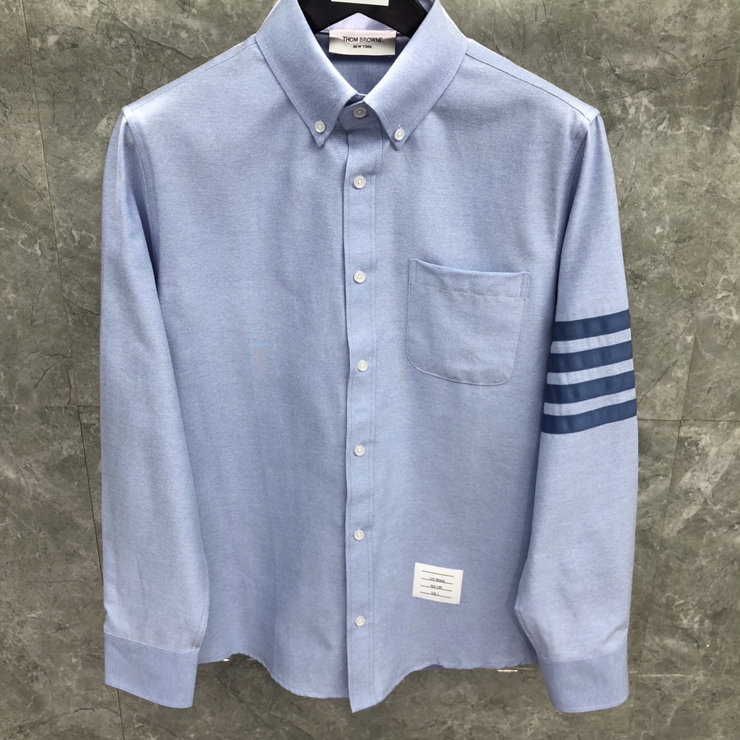 [대리석집] 톰브라운 옥스퍼드 4바 블루 셔츠